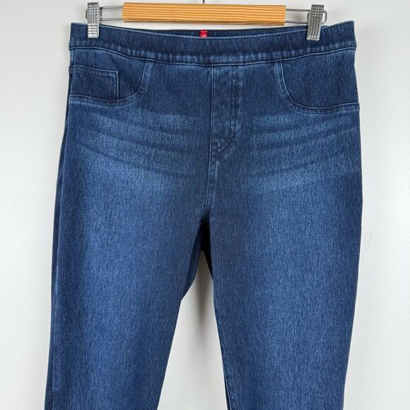 SPANX Jean-ish Ankle Leggings Size Large women's Twilight Rinse 20018R - Picture 3 of 8